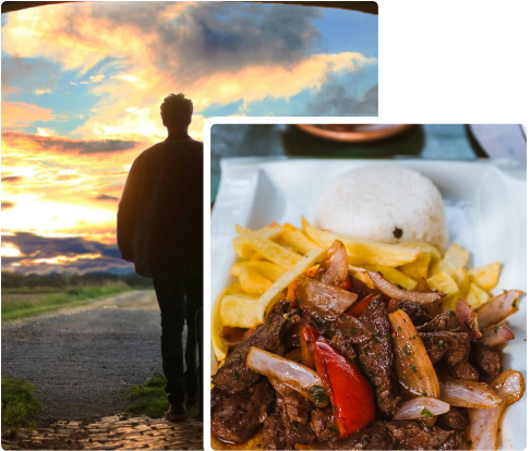 Voyage et plat